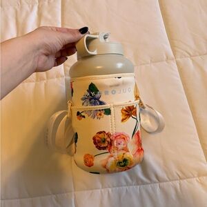 Floral Water Jug with Handle hydrojug